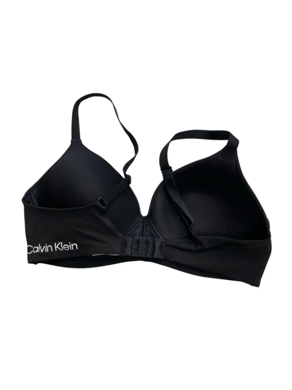 NWT Calvin Klein Women's M 2-Pack Lightly Lined Wirefree Bras Black & Tan B0769